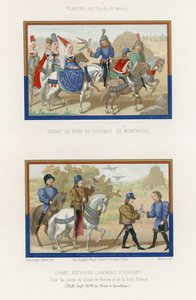 Girart jedzie na turniej w Montarcis, a Girart znajduje pierścień Euriants autorstwa French School