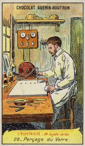 Wiercenie w szkle (chromolitho) autorstwa French School