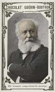 Gounod, kompozytor (kolorowe zdjęcie) autorstwa French School