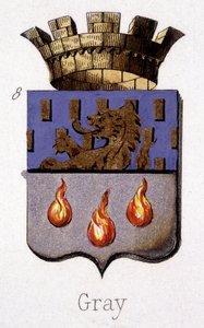 Grey Blazon - w „L’Armorial de France” H. Traversiera, Paryż autorstwa French School