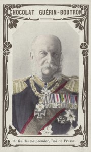 Wilhelm I, król pruski (kolorowa fotografia) autorstwa French School