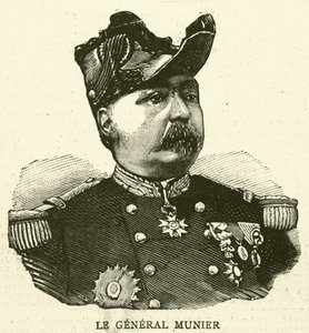 Gustave-Joseph Munier , francuski generał (Grawerowanie) autorstwa French School