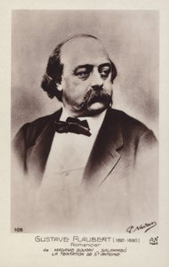 Gustave Flaubert (1820-1881), francuski powieściopisarz autorstwa French School