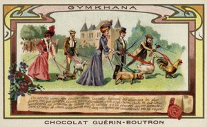 Gymkiana (chromolit) autorstwa French School