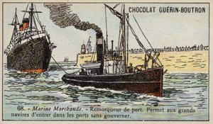 Holownik portowy (chromolitho) autorstwa French School