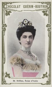 Helene, Reine dItalie (kolorowe zdjęcie) autorstwa French School