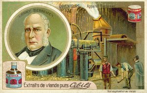 Henry Bessemer, wynalazca procesu Bessemer autorstwa French School