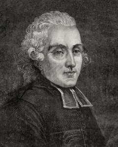 Henry Essex Edgeworth, z „Histoire de la Revolution Francaise” Louisa Blanca (1811-82) autorstwa French School