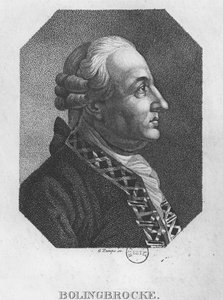 Henry St John, Lord Bolingbroke (grawerowanie) autorstwa French School