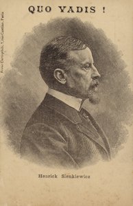 Henryk Sienkiewicz (1846-1916), polski dziennikarz i powieściopisarz (litografia) autorstwa French School