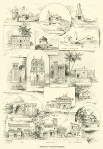 Historia zamieszkiwania ludzi (rycina) autorstwa French School
