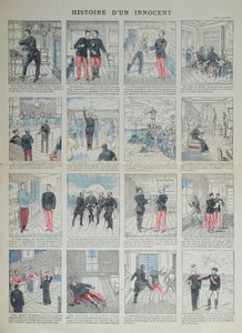 Histoire dun Innocent, ilustrowana historia afery Dreyfusa autorstwa French School