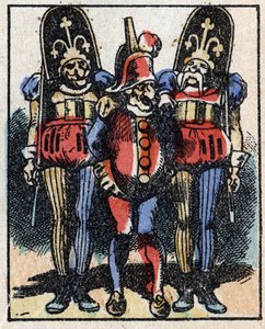 Historia dr Pulcinelli (Polichinelle). Drzeworyt Imaging Pellerin - Epinal, sd. Koniec XIX wieku. autorstwa French School