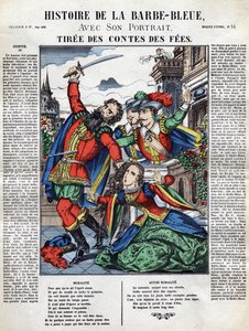 Historia Sinobrodego, wizerunek kręgosłupa XIX w. autorstwa French School
