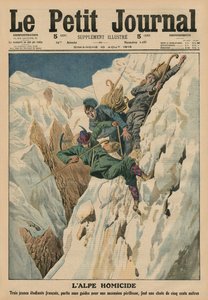 Morderczy Alp, ilustracja na okładce z „Le Petit Journal”, dodatek illustre, 10.08.1913 r.