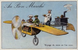 Miesiąc miodowy w 2000 roku (chromolitho) autorstwa French School