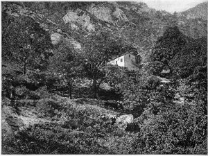 Dom bandytów w Pentica na Korsyce. autorstwa French School