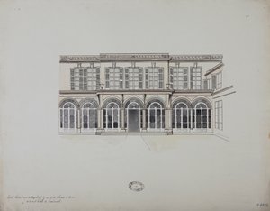 Hôtel de Maurepas, 7 Rue de la Chaise, Paryż, ok. 1900-20 autorstwa French School