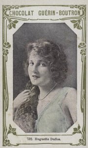 Huguette Duflos (kolorowe zdjęcie) autorstwa French School