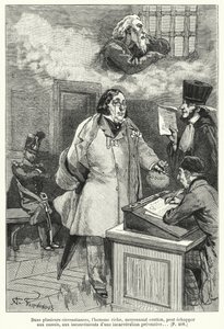 Ilustracja do Le Juif Errant (grafika) autorstwa French School