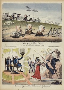 Ilustracja do Le Rire (kolor lito) autorstwa French School