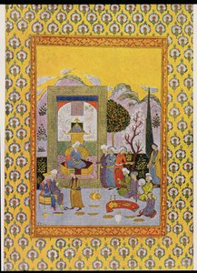 Ilustracja do The Arabian Nights, 1895 (kolor grawerowany) autorstwa French School