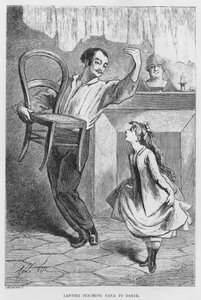 Ilustracja do powieści „Assommoir” autorstwa Emile