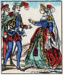 Ilustracja do bajki „Przygody Wielkiej Flandrii”” Drzeworyt z Imaging Pellerin - Epinal, sd. Koniec XIX wieku. autorstwa French School