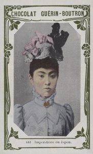 Cesarzowa Japonii (kolorowe zdjęcie) autorstwa French School