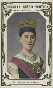 Cesarzowa Japonii (kolorowe zdjęcie) autorstwa French School