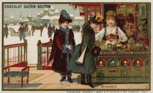 W Rosji (chromolitho) autorstwa French School