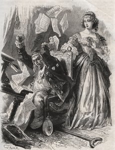 W łupie szalonej wściekłości kazał latać piórom, książkom i papierom: gniew poety Paula Scarrona (1610-1660) przed swoją żoną Francoise d