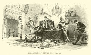Indolencja Henryka III autorstwa French School