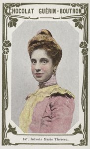 Infante Marie Therese (kolorowe zdjęcie) autorstwa French School