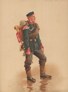 piechoty regt trębacz, masa marszu polowego