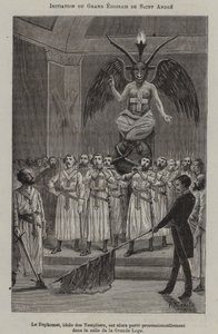 Inicjacja Rycerza Świętego Andrzeja (grafika) autorstwa French School