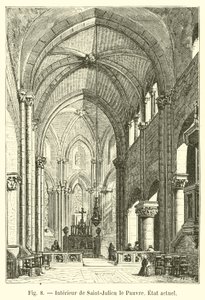 Wnętrze Saint-Julien le Pauvre, stan obecny