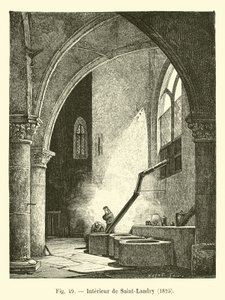 Wnętrze Saint-Landry, 1825