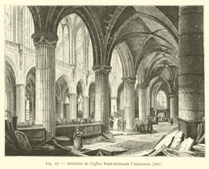 Wnętrze kościoła Saint-Germain l