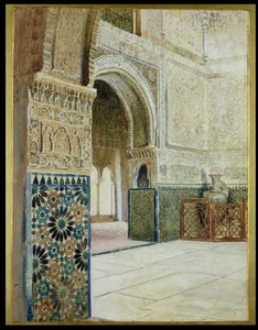 Wnętrze Alhambry, Granada (wc)
