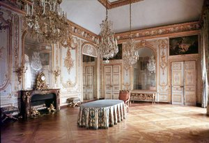 Wnętrze Izby Rady 1701-55 autorstwa French School