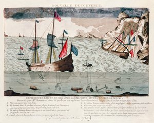 Wynalezienie przez Sieura Fremineta systemu do recyklingu powietrza i umożliwienia nurkom oddychania pod wodą, 1784 r autorstwa French School