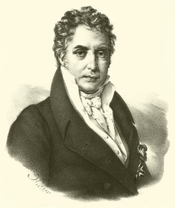 Jacques-Louis David, portret (rycina) autorstwa French School