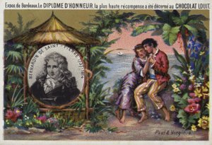 Jacques Henri Bernardin de Saint Pierre, francuski pisarz i botanik autorstwa French School