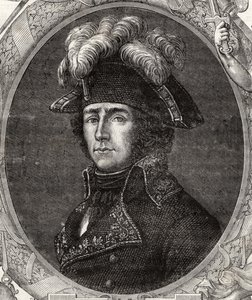 Jean-Antoine Rossignol, z „Histoire de la Revolution Francaise” Louisa Blanca (1811-82) autorstwa French School