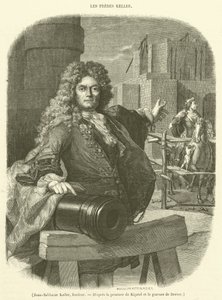 Jean-Balthasar Keller, odlewnik (rycina) autorstwa French School