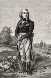Jean-Baptiste Jourdan, z „Histoire de la Revolution Francaise” Louisa Blanca (1811-82) autorstwa French School