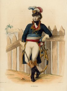 Jean-Baptiste Kleber (kolorowy grawerunek) autorstwa French School