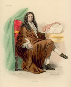 Jean-Baptiste Lulli (kolorowy grawerunek) autorstwa French School