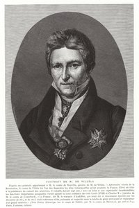 Jean-Baptiste de Villele, francuski mąż stanu autorstwa French School